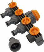 4 Way Hose Splitters, Automatic Watering Water Pipe Linker Garden Water Irrigation Tool, 4 Way Hose Splitter Watering Accessories - Image 4