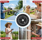 Lefree 125ft Stainless Steel Garden Hose - Metal Water Hose | No Kink Leak Proof Dog Chew Proof with Upgraded Protective Rubber Sleeve & 10 Function Spray Nozzle for Large Yard Gardening RV Pet Bath - Image 7