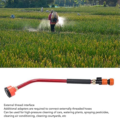 Plant Watering Devices, Watering Wand with Rotating Head Heavy Duty Aluminum Alloy Plastic Plant Watering Wand Adjustable Water Sprayer Wand for Garden Yard Farm(60CM) - Image 3