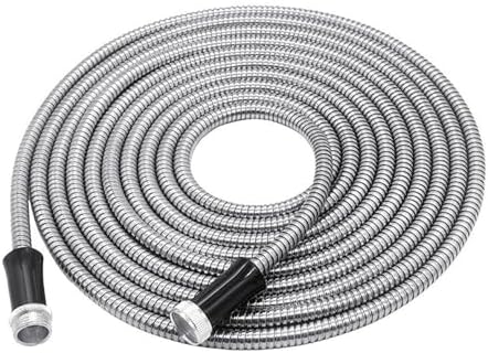 304 Stainless Steel Garden Hose 75FT Upgraded Metal Expandable Hoses - Image 4