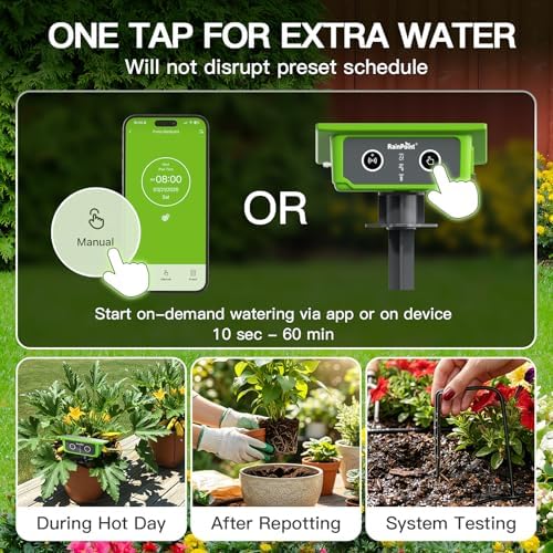RainPoint WiFi Solar Drip Irrigation System Indoor & Outdoor,WiFi HUB Need - Image 5