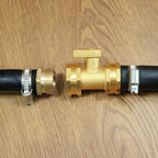 SIGURANTA Garden Hose Shut Off Valve 3/4 Inch Solid Brass Garden Hose connecto Shut Off Ball Valve (10 Set) - Image 4