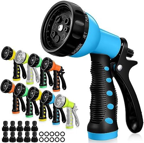 Tanlade 10 Pcs Adjustable Hose Nozzle Sprayer with 8 Watering Patterns by Tanlade