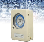 Mechanical Water Heater Timer for Industrial Commercial Residential Use Heavy Duty Lighting and Appliance Timer Switch with Manual Override - Image 3