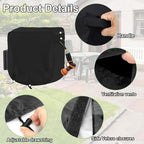 Hose Reel Cover for ELEY 1041 5th Edition 2020, Garden Wall Mounted Hose Storage Cover, Waterproof Portable Hose Protector with Drawstring, Daily outdoor protection,Grey - Image 4