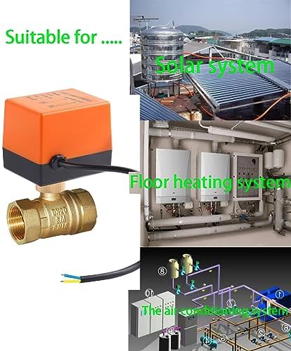 Motorized Ball Valve 3/4",AC110V 2 Wire Auto Return Setup,DN20 Brass Electrical Ball Valve with Standard Port (Normally Closed) - Image 6