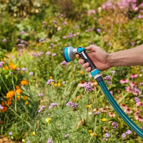 Gilmour Heavy Duty Thumb Control Garden Hose Nozzle with 8 Pre-set Spray Patterns, Water Hose Nozzle for Watering Garden or Lawn, Thumb Trigger (Pack of 10) - Image 6