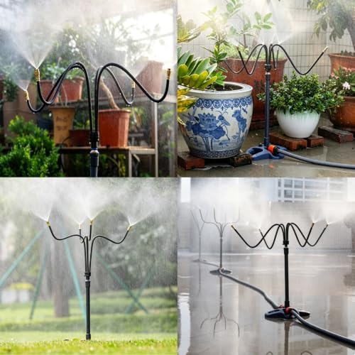 40ft Cutting Misting Hose Kit for Outdoor Watering System, Adjustable Garden Sprinkler with Easy Installation, Perfect for Lawn, Patio, and Greenhouse Use - Image 7
