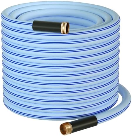 Atlantic Garden Hose 200 ft Blue 5/8" Heavy Duty Water Hose Extension by Atlantic