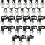 TAILONZ 3/8" x 1/4" NPT Push to Connect Straight & Elbow Fitting Kit 30Pcs by TAILONZPNEUMATIC