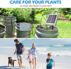 Solar Drip Irrigation System, 490 Timer Modes, 50FT Automatic Plant Watering Kit for 15 Potted Plants, IP67 Waterproof Auto Solar Irrigation Indoor and Outdoor Use for Garden,Balcony, Patio - Image 2