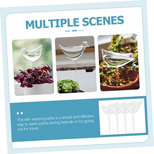 4pcs Self Watering Bulbs for Plants, Borosilicate Glass Globes - Image 2