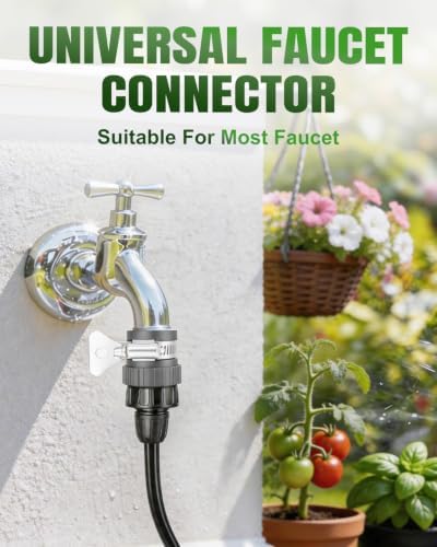 230FT Drip Irrigation System with 5/16" & 1/4" Distribution Tubing - Image 3