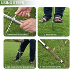 Soil Probe 35 Inch with 2 Bags, Straight Soil Sample Probe for Lawn House Plants, T-Handle Soil Sampler Probe Rod with Pedal, Stainless Steel Soil Test Kits Tool for Soil Sampling - Image 5