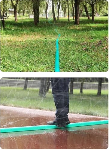 Flat Sprinkler Irrigation Hose, Anti‑Explosion Agricultural Tubing, Green Drip Irrigation Tape for Garden, Vegetable, Farm, Watering(3inch-50m/164ft) - Image 2