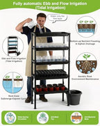 RooTrimmer 5-Tier Hydroponics Growing System with Grow Lights & Pump - Image 4