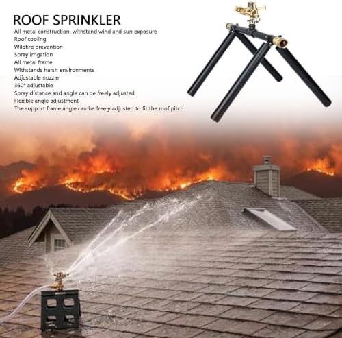 Roof Sprinkler 360 Degree Rotating Wildfire Protection - Image 2