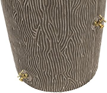 Good Ideas IMP-C50-KHA Impressions Bark Rain Saver, 50-Gallon, Khaki - Image 3