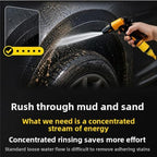 Retractable Coil Garden Hose with Rotating Spray Nozzle for Car Wash Patio - Image 4