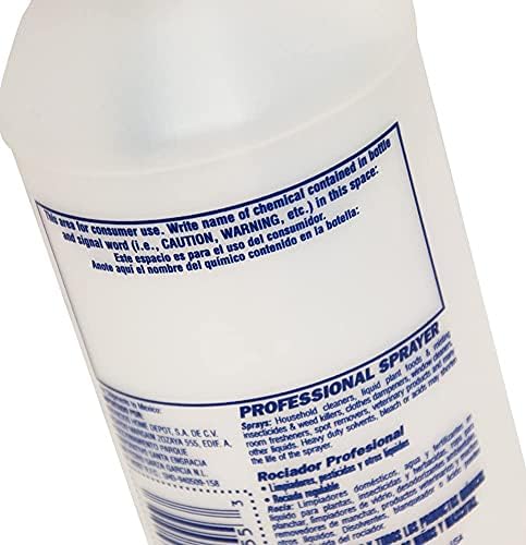 Zep Professional Sprayer Bottle - 32 oz (Case of 12) - HDPRO1 - Versatile Adjustable Nozzle Spray Bottles with a Fine Mist or Powerful Spray, Refillable for Diluted Concentrate - Image 5