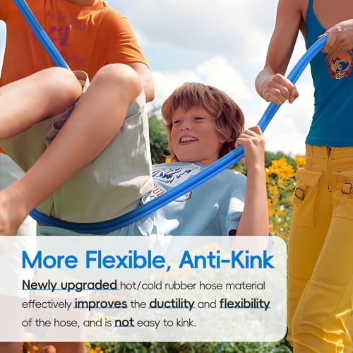 SPECILITE Female to Female Hot/Cold Garden Water Hose 10 ft x 3/4", Blue - Image 6