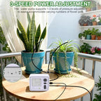 BZONE Dual Channel Automatic Watering System, Timer Drip Irrigation Kit - Image 4
