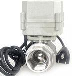 1" DN25 110-230VAC Normally Open CF8/Stainless Steel 304 Motorized Electrical Ball Valve With U.S. Plug (1 Inch, Normally Open) - Image 3