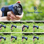 FANHAO High Pressure Spray Nozzle with Thumb Control+Heavy Duty Garden Hose Nozzle - Image 6