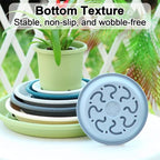 Thickened PP Resin Plant Saucers, Bottom Protrusion Design, Watering Tray - Image 6