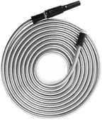 304 Stainless Steel Garden Hose 75FT Upgraded Metal Expandable Hoses by YSMN