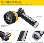FANHAO Metal Thumb Control Garden Hose Nozzle Heavy Duty, 10 Spray Patterns - Image 4