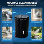 Collapsible Rain Barrel, Outdoor Rainwater Collection Storage Container (66.04, Gallons) - Image 3