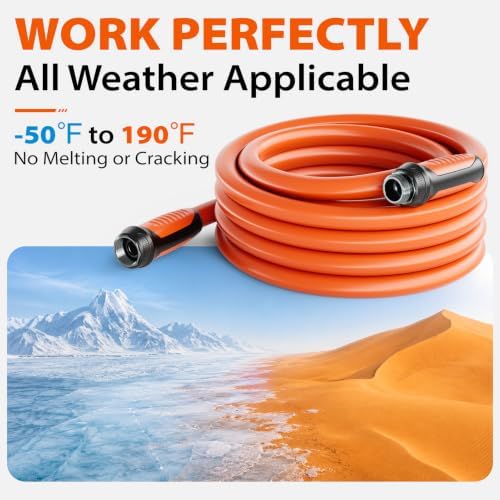 SPECILITE Heavy Duty Garden Hose 100ft x 5/8" for Hot Cold Water - Image 3