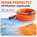 SPECILITE Heavy Duty Garden Hose 100ft x 5/8" for Hot Cold Water - Image 3