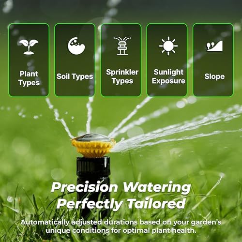 ImoLaza Outdoor Sprinkler Controller, 8-Zone Ultra WiFi Sprinkler Timer - Image 5