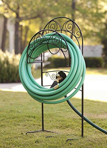 Liberty Garden 640 Carrington Decorative Metal Hose Stand w/Bib, Black - Image 2