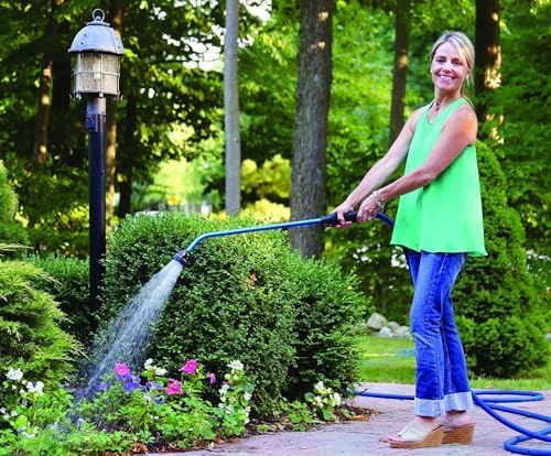 Dramm Kaleidoscope Rain Wand – 16” Touch-N-Flow with Trigger Shut-Off Valve & Lock, Gentle Shower Watering Wand for Plants, Hanging Baskets & Garden Beds – Berry - Image 6