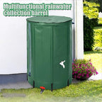 Folding Rainwater Collection Barrel with Filter and Spigot, Portable Water Storage System for Garden and Patio Use - Image 3