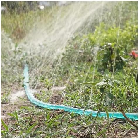 5M Garden Sprinkler Kit - 360° Rotating Heads + Soaker Hose for Lawn & Irrigation - Image 2