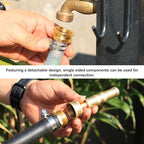 UNWAVER Garden Hose Repair Kit for 3/4" or 5/8" Brass Hose Repair Adapter - Image 6