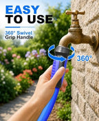 SPECILITE Garden Water Hose 75 ft x 5/8", Kink-Free Triangle Prism Design - Image 5