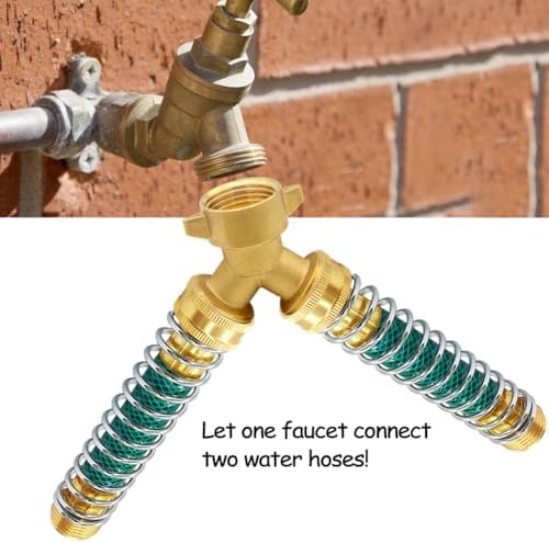 Uenede Garden Hose Splitter & Garden Hose Extension Protector - Image 2