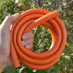 Garden Hoses Water Pipe with 2 Connectors PVC Rubber Sun Protection and Cold Resistance Multifunctional Household Water Hosepipe (Size : 15m) - Image 2