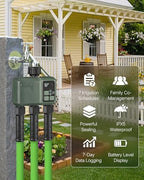WiFi Water Timer for Garden Hose, Sprinkler Timer 3 Zone, 3 Outlet Smart Hose Watering with WiFi Irrigation Controller, Automatic Irrigation System/Rain Delay/Manual Watering D33WT06 - Image 3