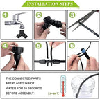 4M 8/11MM Tube+40M 1/4 Tube Garden Automatic Drip Irrigation Set,Adjustable Micro DIY Irrigation Kit Plant Water Saving System,Watering Kit for Lawn Garden Greenhouse Flower - Image 3