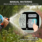 Watering Timer 4 Zone with with Brass Inlet, Sprinkler Timer 4 Outlet - Image 3
