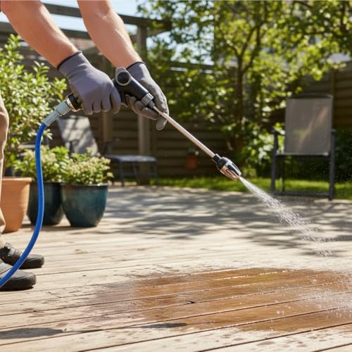 High Pressure Water Sprayer Pressure Washer Nozzle Powerful Car Wash Sprayer Adjustable Multi-Function Cleaning Tool for Garden Patio Driveway Foam Bottle - Image 6