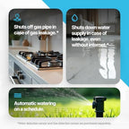 Smart Valve Controller ELROTONEG, Wi-Fi Electric Water Shutoff Controller, Tuya & Smart Life App Control, Compatible with Alexa, No Hub Required - Image 5