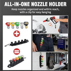 Pressure Washer Gun with Foam Cannon Kit, One-Button Switch Between Foam & Water, 1/4" Quick Connect, 5 Spray Nozzles, Car Wash Mitt, 1000-4000 PSI Pressure Washer Gun for Car Wash & House Cleaning - Image 3
