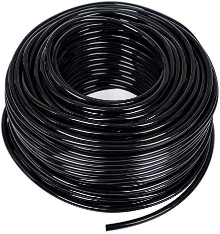 MIXC 200FT 1/4" Irrigation Tubing, 0.27" OD x 0.15" ID Drip Irrigation Hose by MIXC
